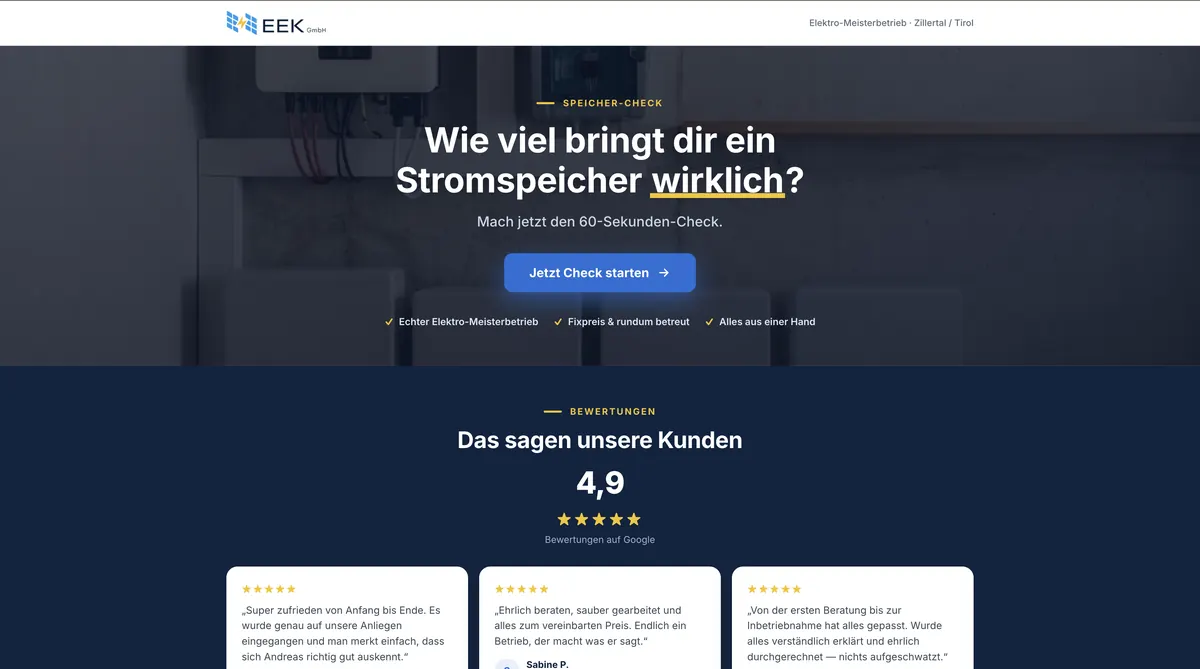 Speicher-Check EEK